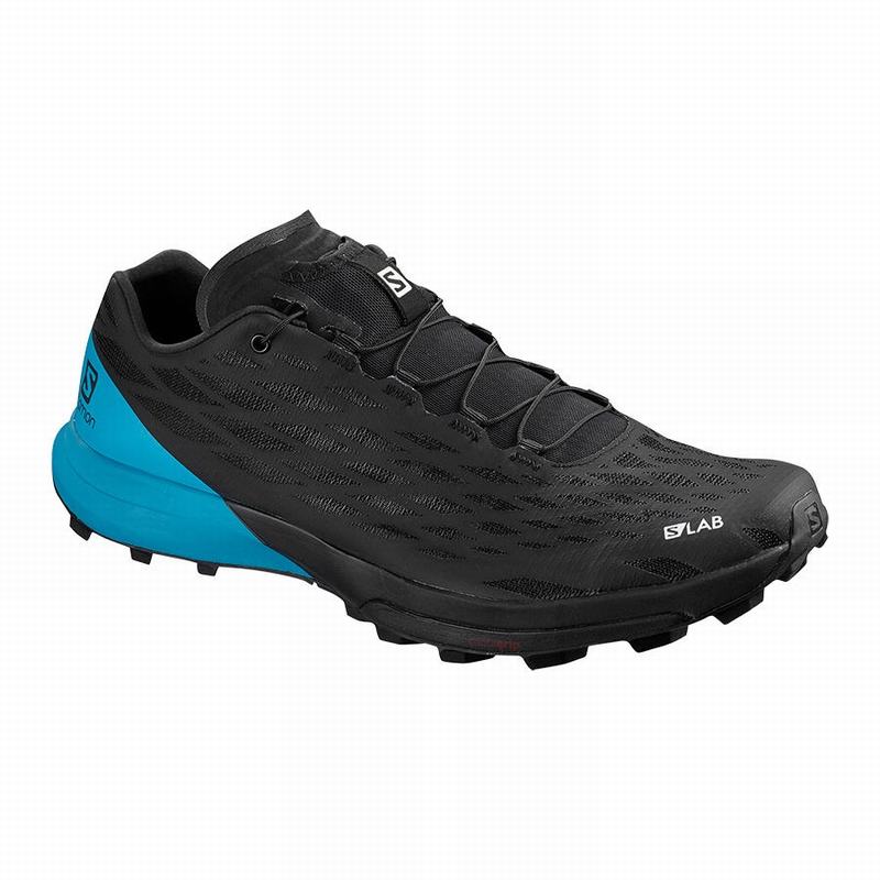 Salomon Israel S/LAB XA AMPHIB 2 - Mens Trail Running Shoes - Black (QJFY-19683)